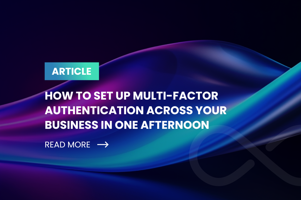 how to set up multi factors
